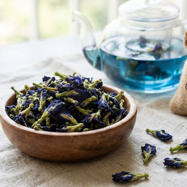 Natural Butterfly Pea Flower For Tea, Skin Care & Hair Health (30 grams)