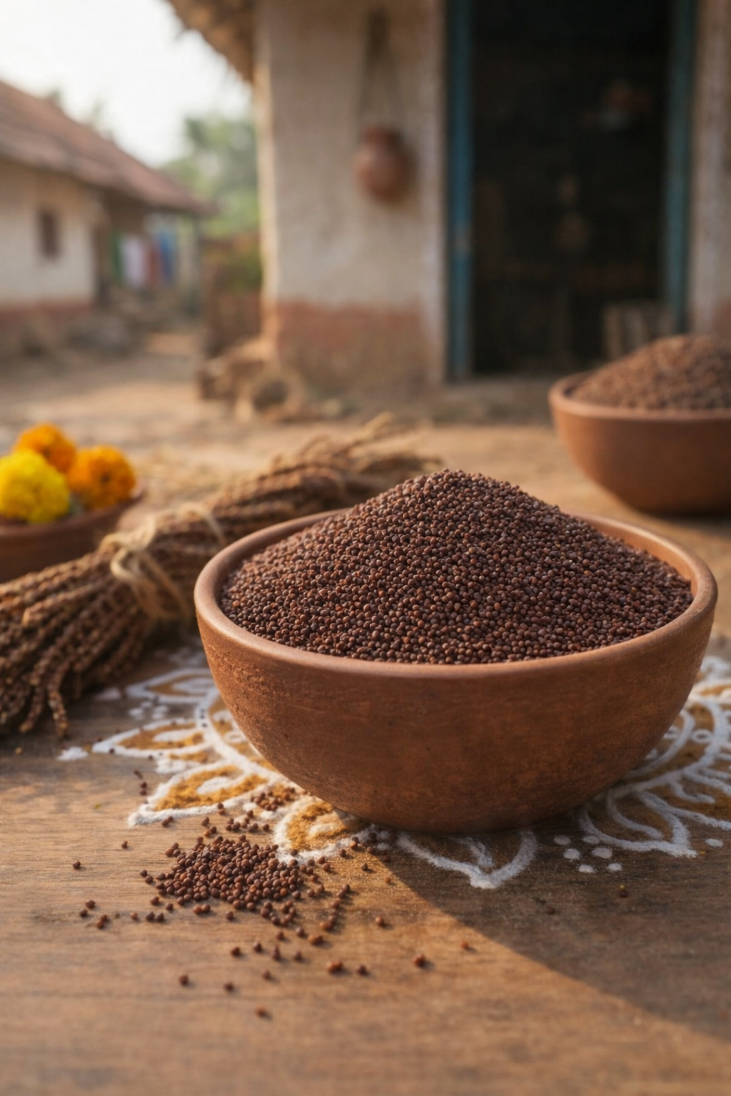 Ragulu (Whole Ragi / Finger Millet) | Traditional Village Sourced | Natural & Pure | For Healthy Cooking