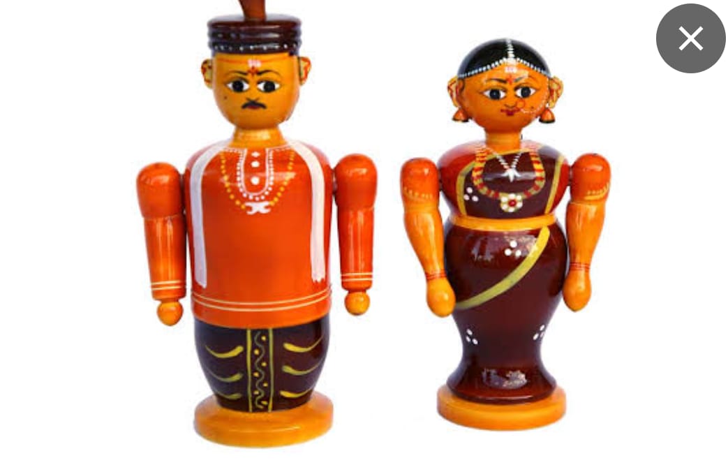 Etikoppaka marriage couple