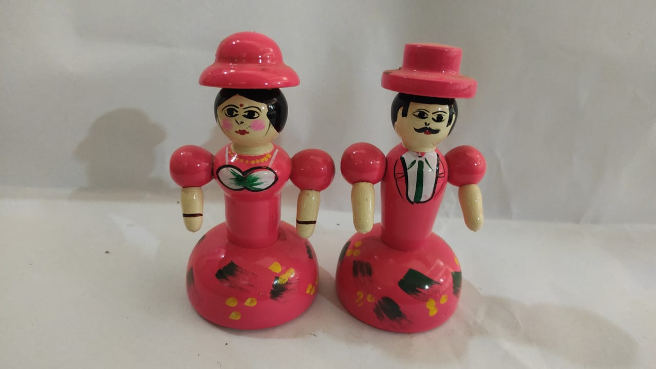 Etikoppaka butta bomma pair