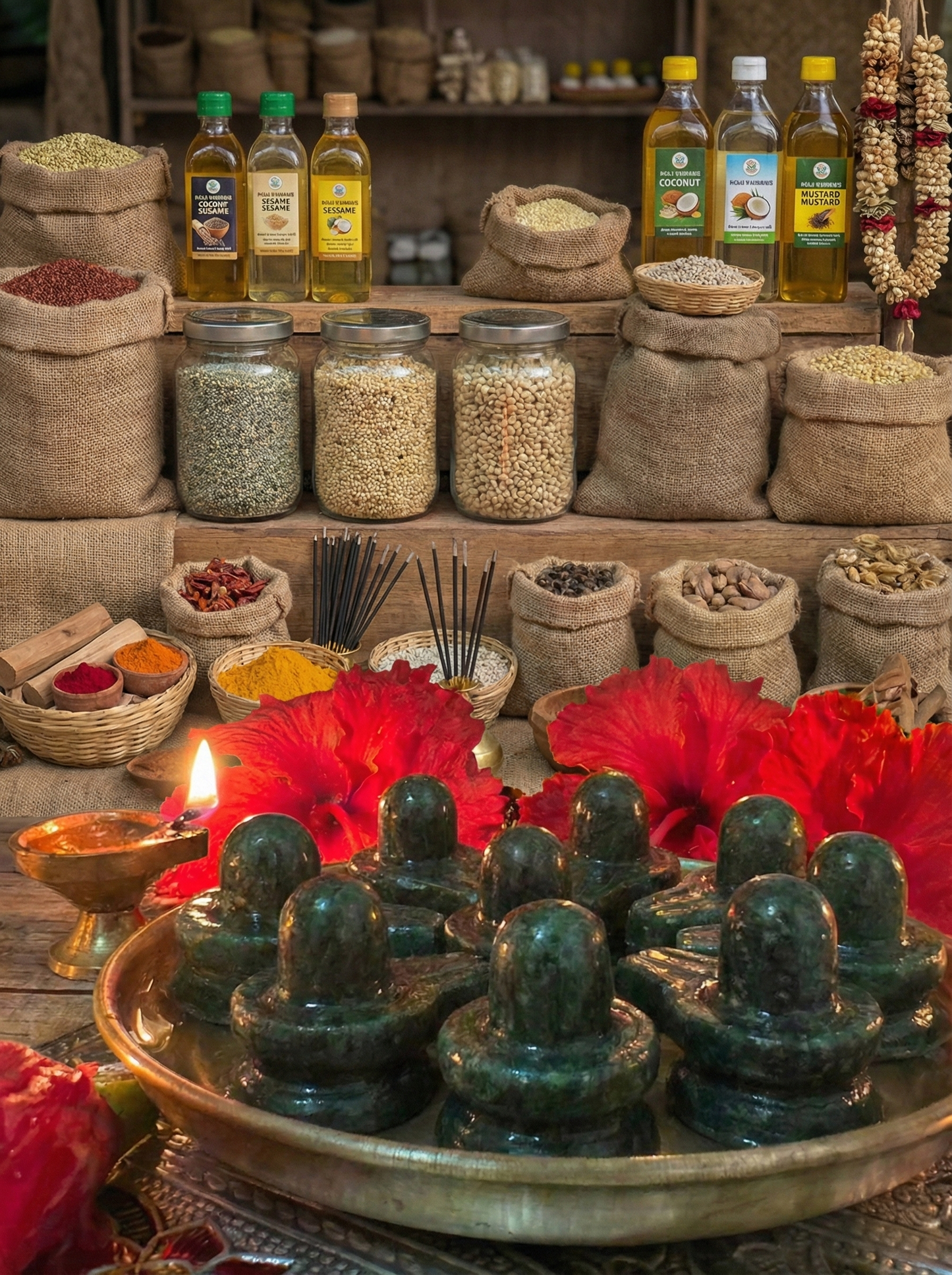 Powerful Marakata Lingam