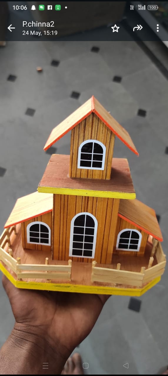 Etikoppaka wooden chota building