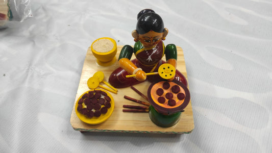 Etikoppaka cooking lady