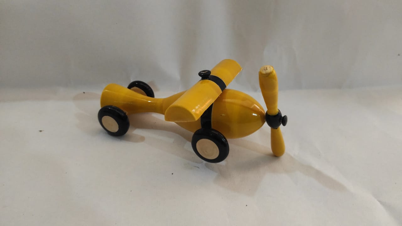Etikoppaka yellow Aeroplane
