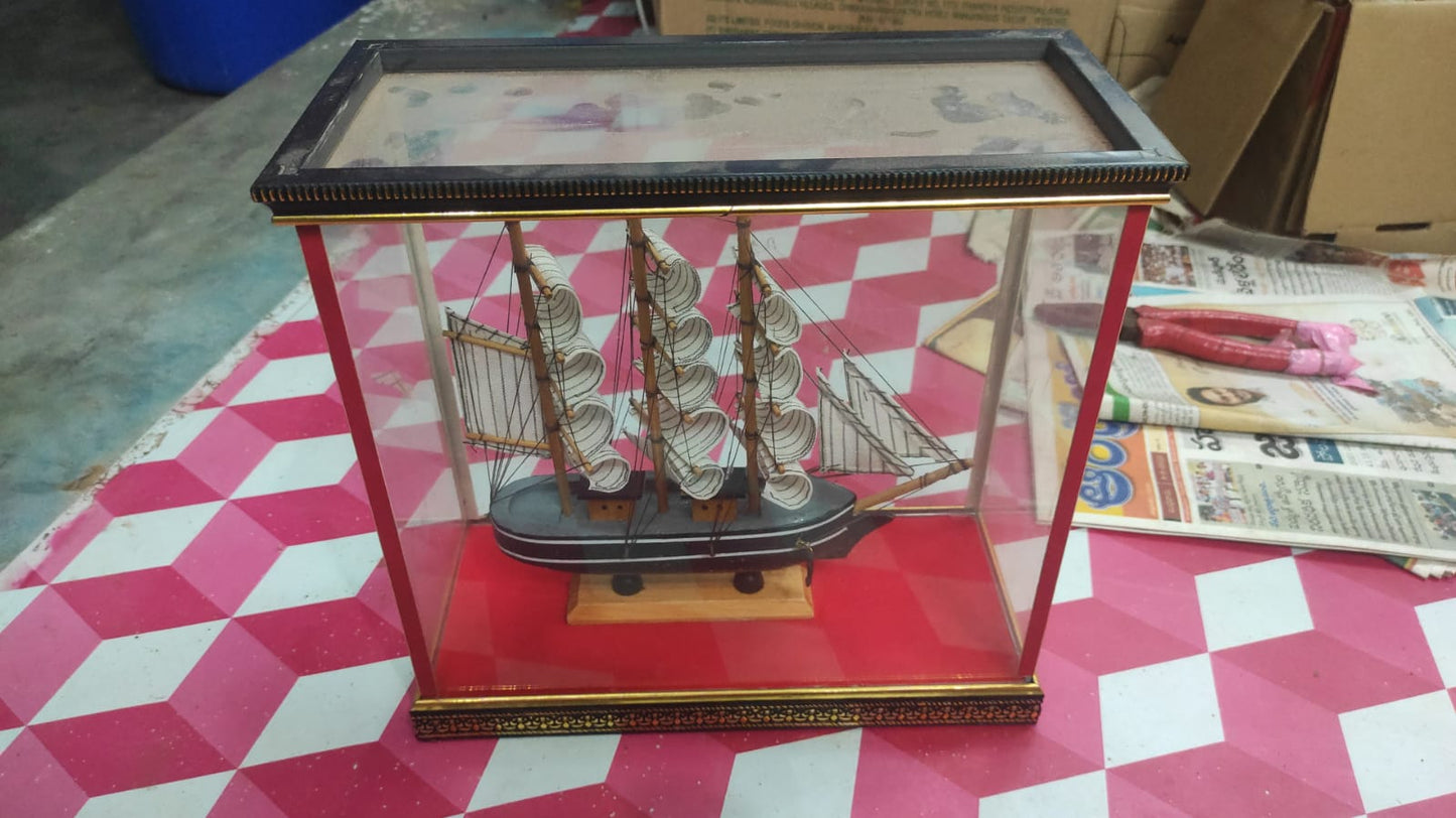Etikoppaka sailing ship showpiece